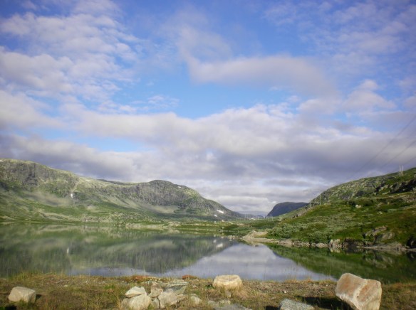 View this morning after unzipping my tent