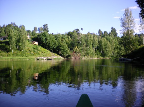 Perfect day for canoeing, I may have even gotten a tan