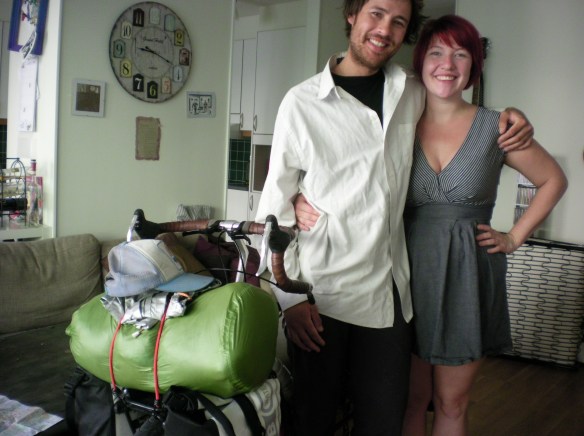 My new friend Saga, thanks for letting me stay!