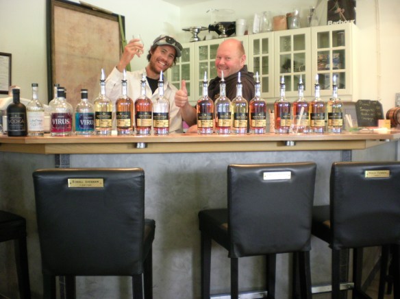 After a few tastings we are pals!