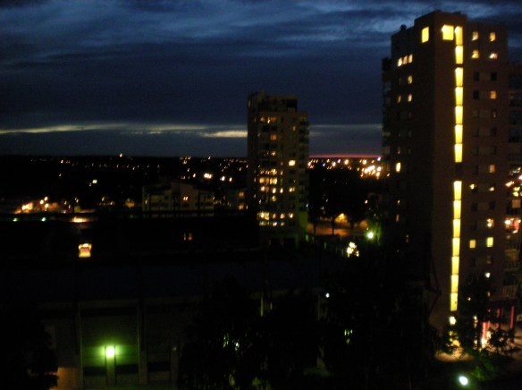 View from Jarrett and Maya's apartment, Eskilstuna Sweden