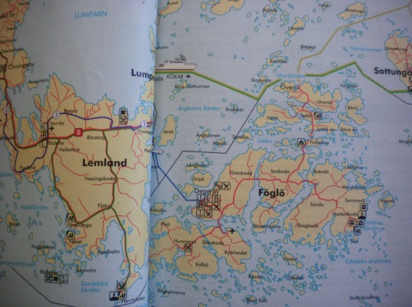 Map of the neighboring islands