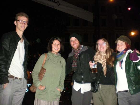 Carlos, Etnea, Marika, Innese. Canyape cultural center, Riga