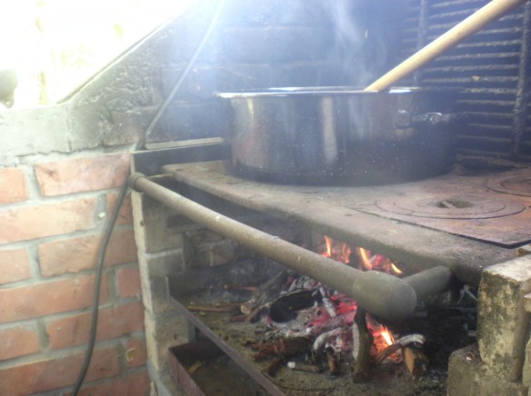 Cooking the marmelade