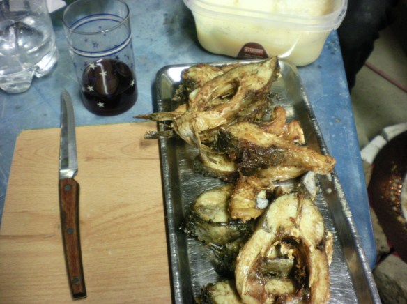 Perfectly topped off with bread dipped in the leftover fat and wine cut with cola to wash it down