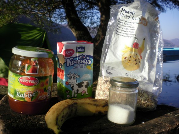 On the road, breakfast of champions