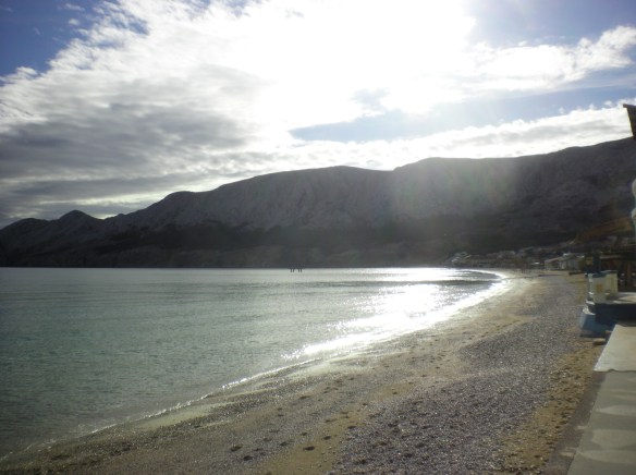 Once again a completely deserted beach