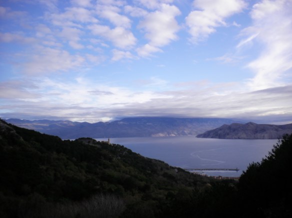 View from the rocky cemetery 