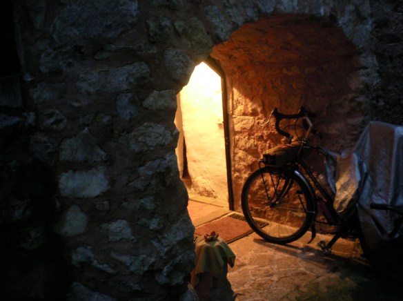 Entrance to Ljubinka's cave house