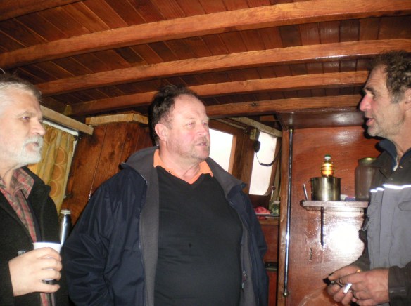 "What is a cyclist on the way to China doing on our excavation"? Lets drink to that!