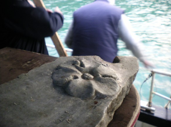 Flower indeed, from a Roman building