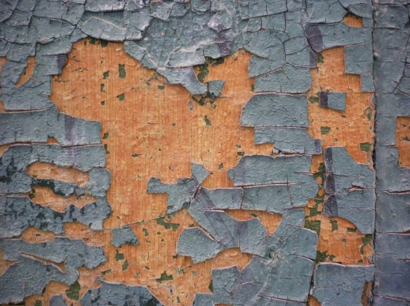 Old paint on the fortress Dubrovnik