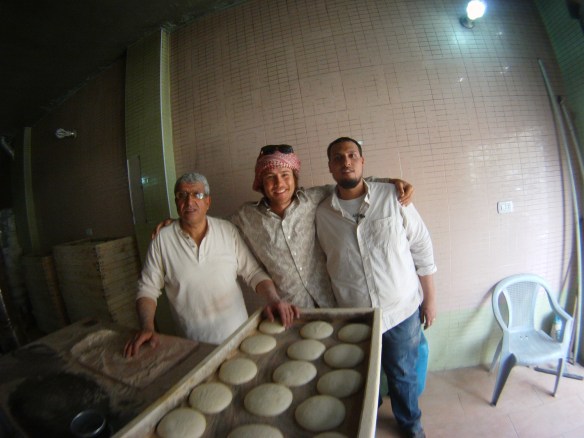 Gazi and Mohamad my Jordanian family in Madaba