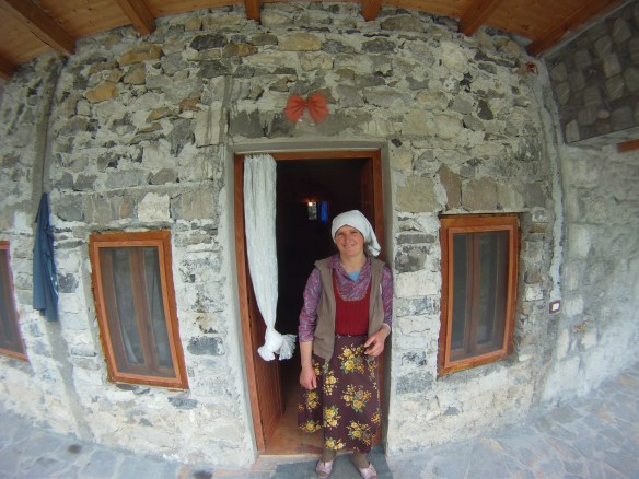 My motherly host in Thethi