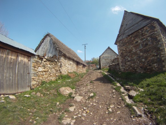 Downtown Novosej village Albania
