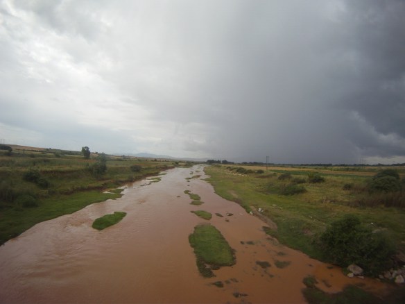 Bridge after bridge in the swampy east Greece