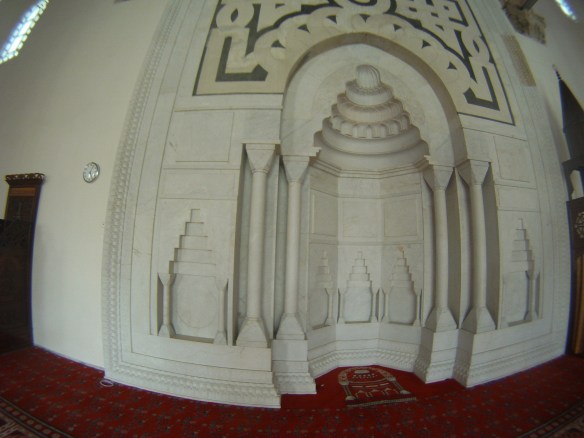 Mihrab, direction of Mecca inside Mosque