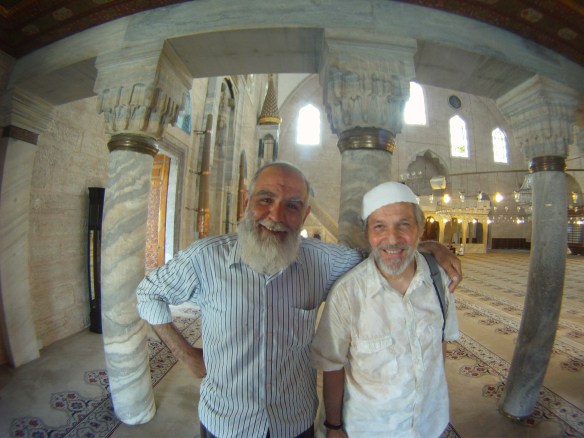 Richard with Imam in Lalei Camii