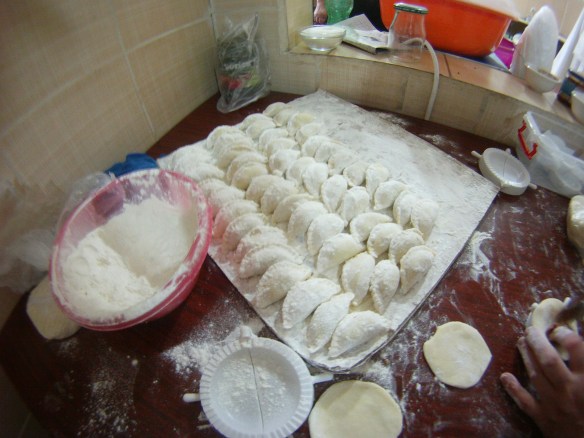Handmade Pilmeni (these are a Russian dish though)