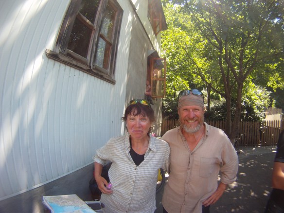 A Czech couple on a Black sea cycle tour! These guys had pedaled over 6,000 km and were in their early 60's! Grand parents, they were slow on the hills though