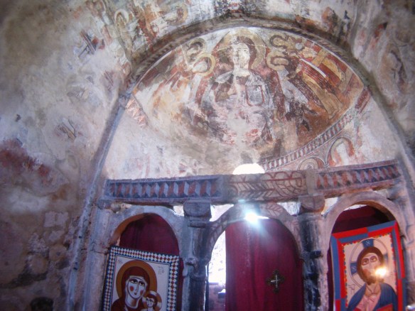 Inside Ushguli church