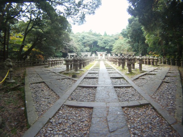 Royal cemetery behind Toko-ji temple Hagi