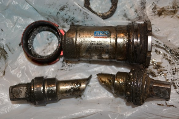 Broken bottom bracket