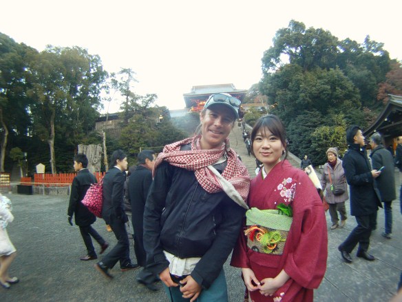 Making friends in Kamakura