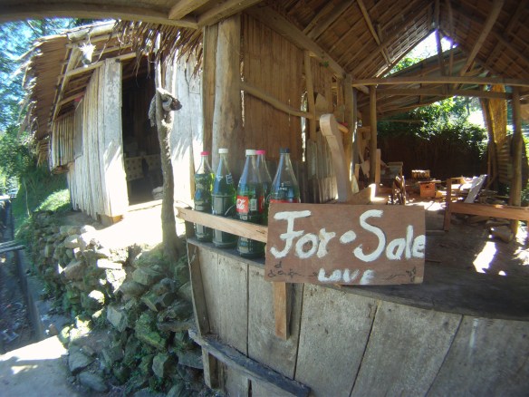 Local gas station, unleaded gasoline is bright green with is counter part (leaded) being bright orange