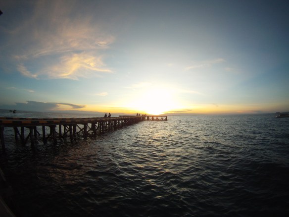 Sunset from the pier
