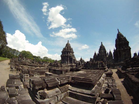 Sewu temple. When walking the grounds I remembered visiting the site as a child at my fathers side.