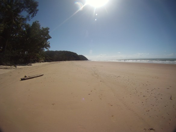 I had one day of sunshine and spent in on this beach in Cow Bay