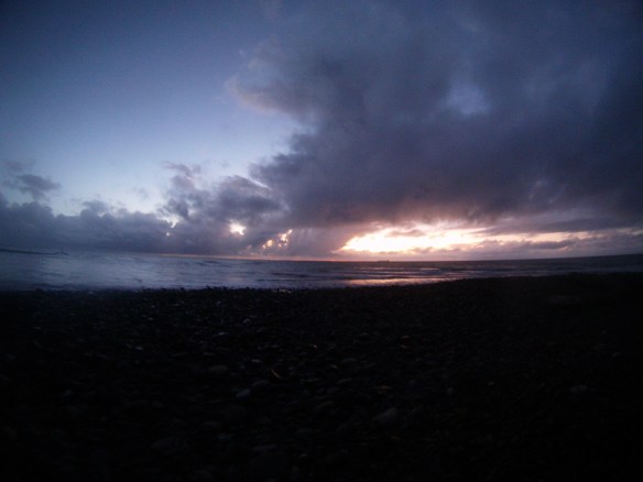 Emmagen beach sunrise. Each morning while camping in Daintree I would wake up an hour before sunrise to the sound of strange  birds.