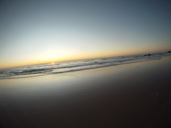 Winter in the southern hemisphere: sunrise 7 am sunset 5 pm.  A nice morning spent on Pottsville's less populated beaches.
