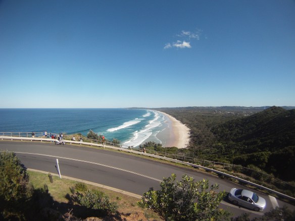 Southward view from Australia's eastern most point. A steep climb to Byron bay's historic Light House.