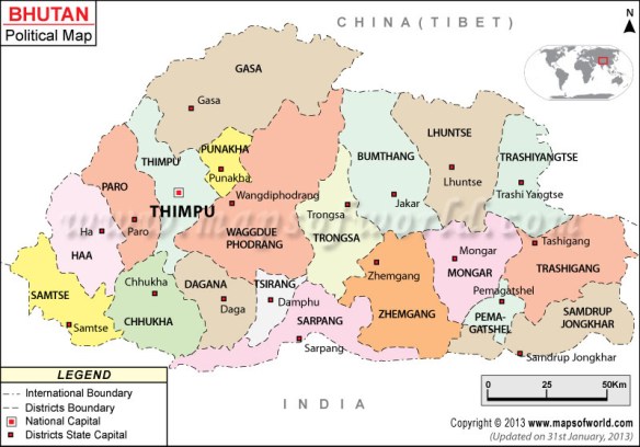 bhutan-map